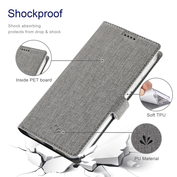 For iPhone 15 ViLi K Series Dual-side Buckle Magsafe Leather Phone Case(Grey) - HoMEdemic™ 