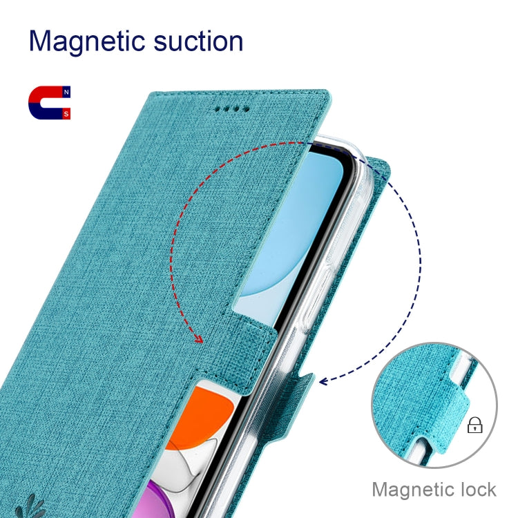For iPhone 15 ViLi K Series Dual-side Buckle Magsafe Leather Phone Case(Blue) - HoMEdemic™ 