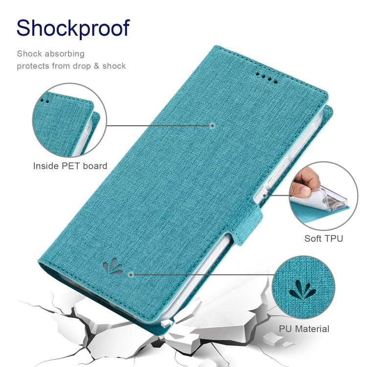 For iPhone 15 ViLi K Series Dual-side Buckle Magsafe Leather Phone Case(Blue) - HoMEdemic™ 