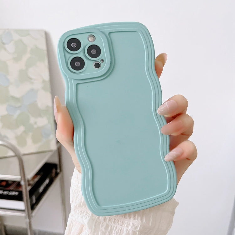 For iPhone 15 Pro Wave Edge Silicone Phone Case(Blue) - HoMEdemic™ 