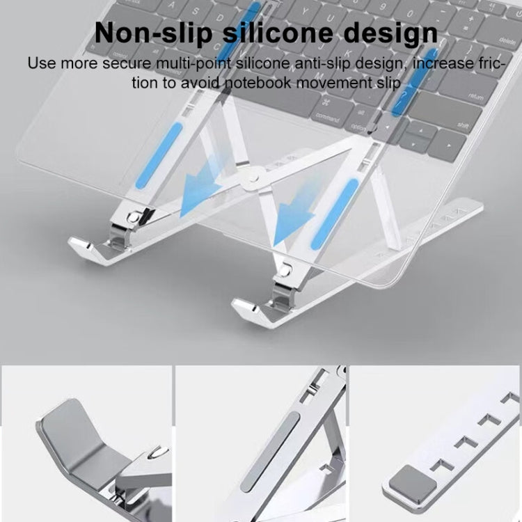 Lenovo Thinkplus Desktop Laptop Folding Holder CT10(Silver) - HoMEdemic™ 