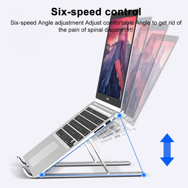 Lenovo Thinkplus Desktop Laptop Folding Holder CT10(Silver) - HoMEdemic™ 