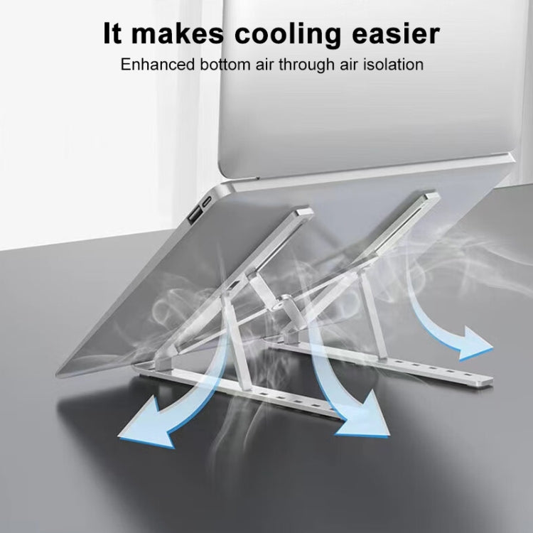 Lenovo Thinkplus Desktop Laptop Folding Holder CT10(Silver) - HoMEdemic™ 