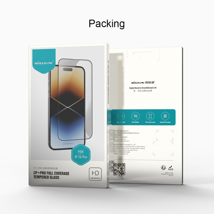 For iPhone 15 Pro NILLKIN CP+Pro Explosion-proof Tempered Glass Film - HoMEdemic™ 