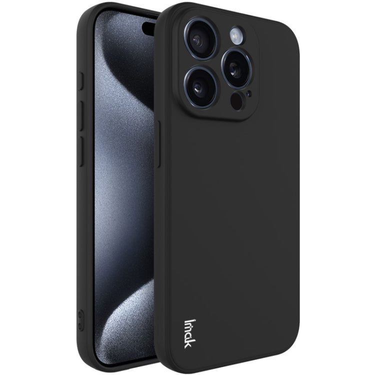 For iPhone 15 Pro Max imak UC-4 Series Straight Edge TPU Phone Case(Black) - HoMEdemic™ 