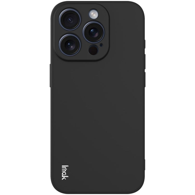 For iPhone 15 Pro Max imak UC-4 Series Straight Edge TPU Phone Case(Black) - HoMEdemic™ 