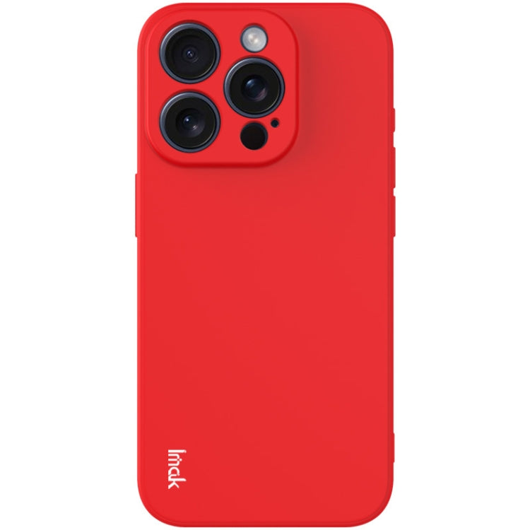 For iPhone 15 Pro Max imak UC-4 Series Straight Edge TPU Phone Case(Red) - HoMEdemic™ 