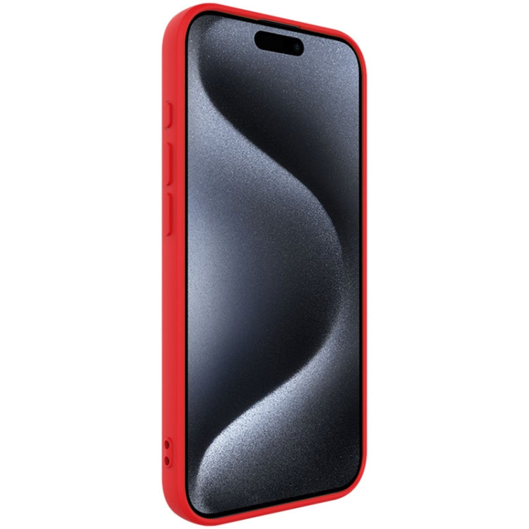 For iPhone 15 Pro Max imak UC-4 Series Straight Edge TPU Phone Case(Red) - HoMEdemic™ 