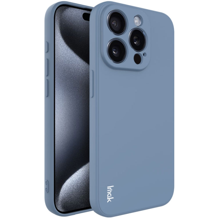 For iPhone 15 Pro Max imak UC-4 Series Straight Edge TPU Phone Case(Grey) - HoMEdemic™ 