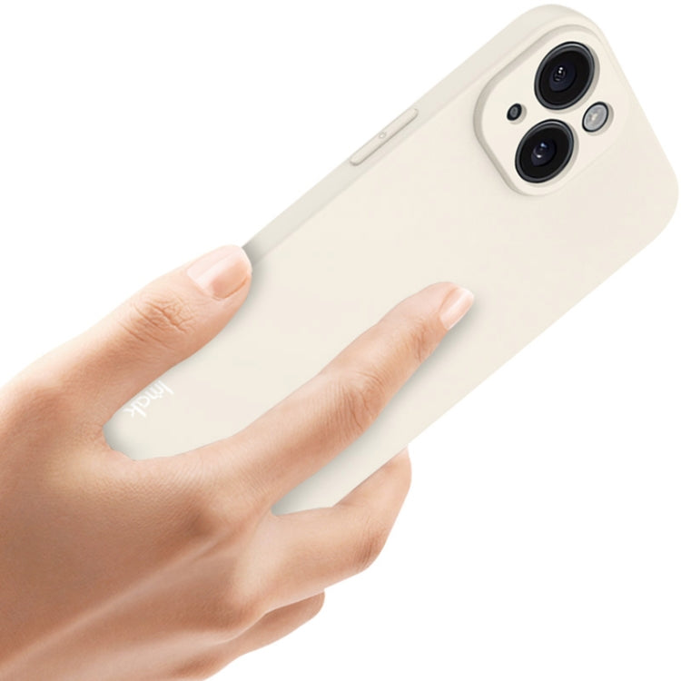 For iPhone 15 Plus imak UC-4 Series Straight Edge TPU Phone Case(White) - HoMEdemic™ 