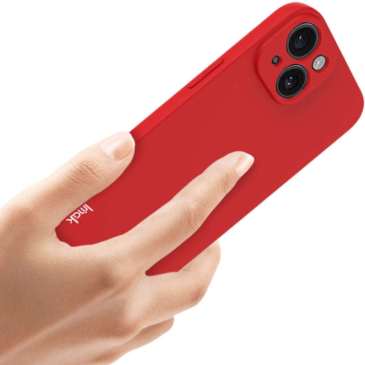 For iPhone 15 Plus imak UC-4 Series Straight Edge TPU Phone Case(Red) - HoMEdemic™ 