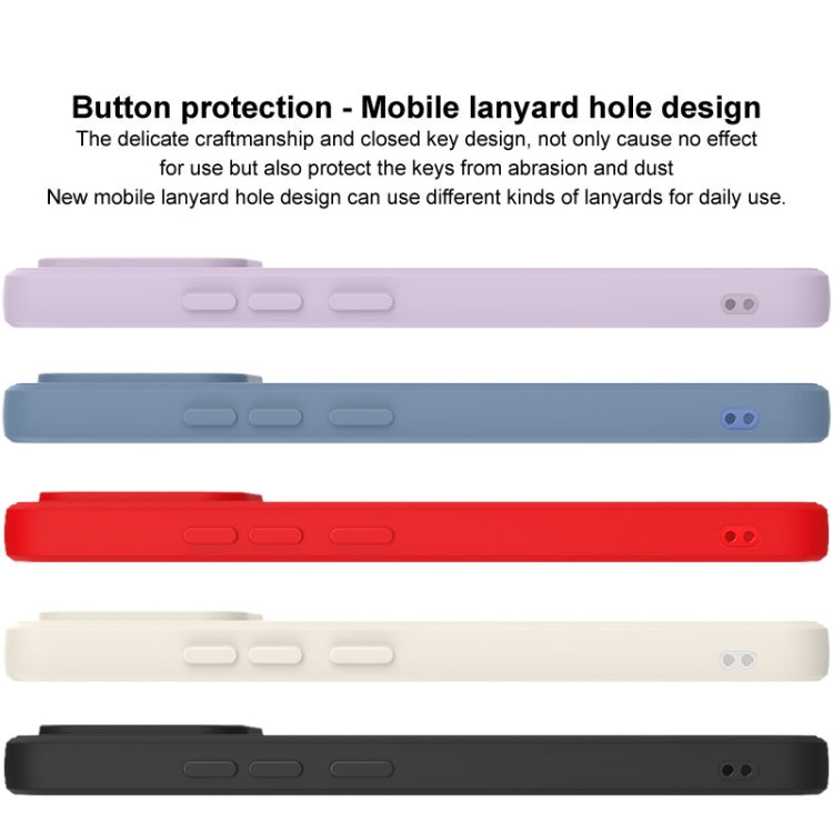 For iPhone 15 Plus imak UC-4 Series Straight Edge TPU Phone Case(Purple) - HoMEdemic™ 