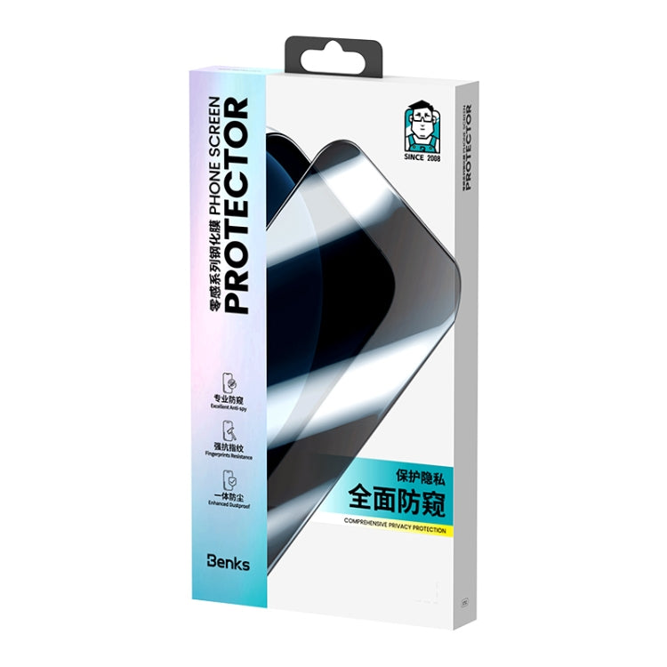 For iPhone 15 Pro Benks Zero Sense Series Anti-peeping Tempered Protective Film - HoMEdemic™ 