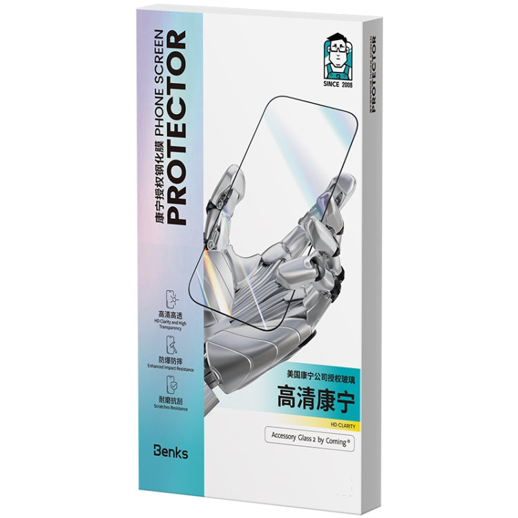 For iPhone 15 Pro Max Benks King Kong Corning HD Tempered Glass Film - HoMEdemic™ 