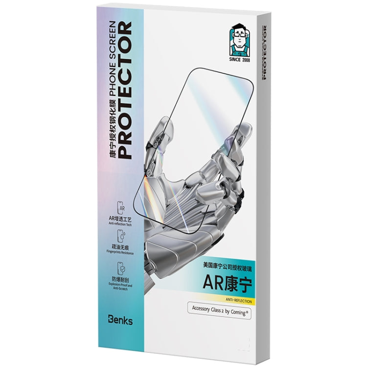 For iPhone 15 Benks King Kong Corning AR Antireflective Tempered Glass Film - HoMEdemic™ 
