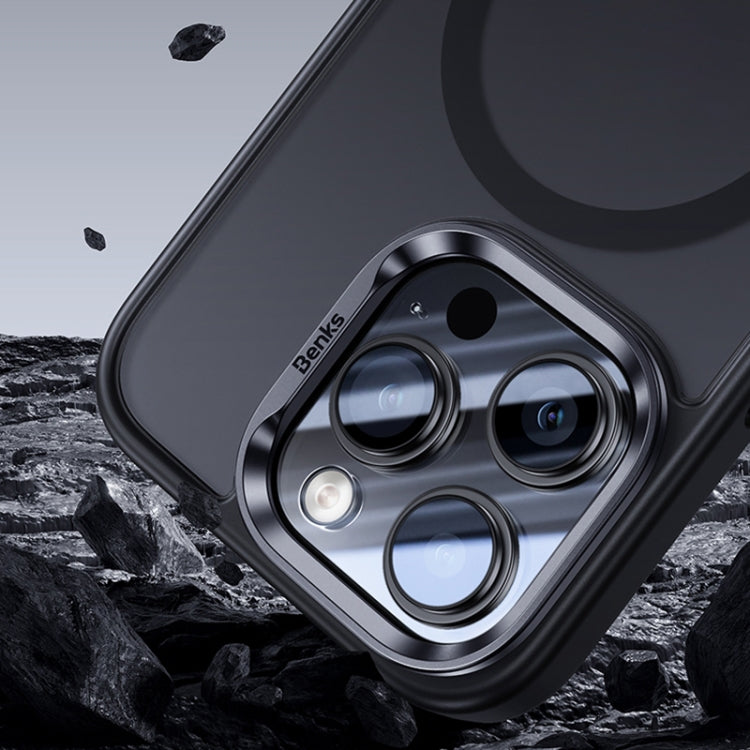 For iPhone 15 Plus Benks Skin Feel Series MagSafe Magnetic Shockproof Phone Case(Black) - HoMEdemic™ 