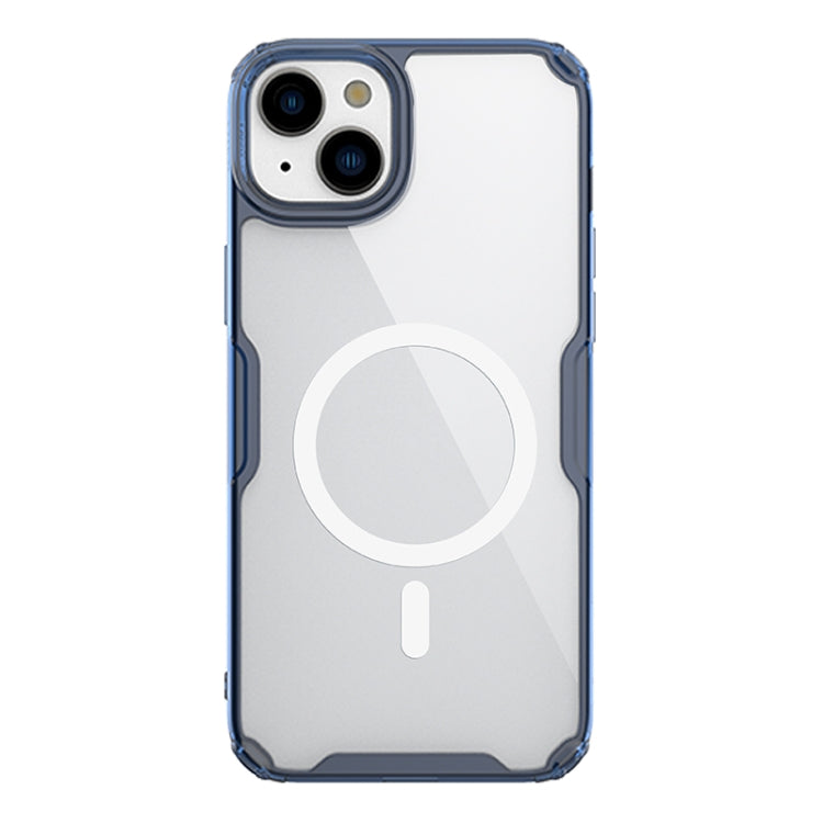 For iPhone 15 NILLKIN Ultra Clear Magsafe PC + TPU Phone Case(Blue) - HoMEdemic™ 