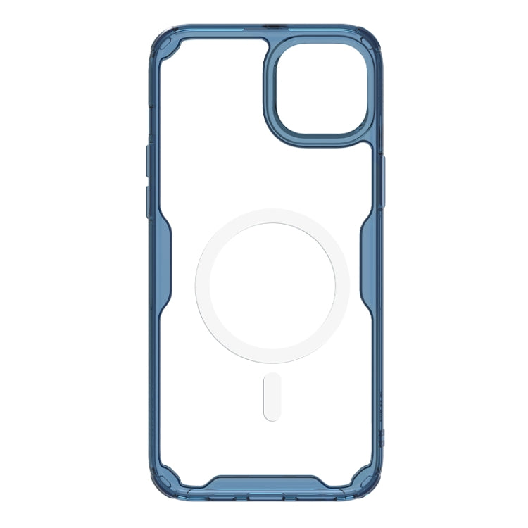 For iPhone 15 NILLKIN Ultra Clear Magsafe PC + TPU Phone Case(Blue) - HoMEdemic™ 