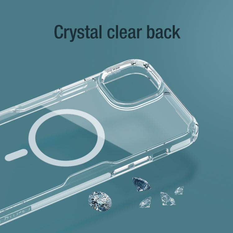 For iPhone 15 NILLKIN Ultra Clear Magsafe PC + TPU Phone Case(Blue) - HoMEdemic™ 