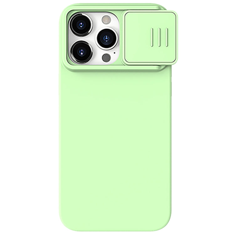 For iPhone 15 Pro Max NILLKIN CamShield MagSafe Liquid Silicone Phone Case(Green) - HoMEdemic™ 
