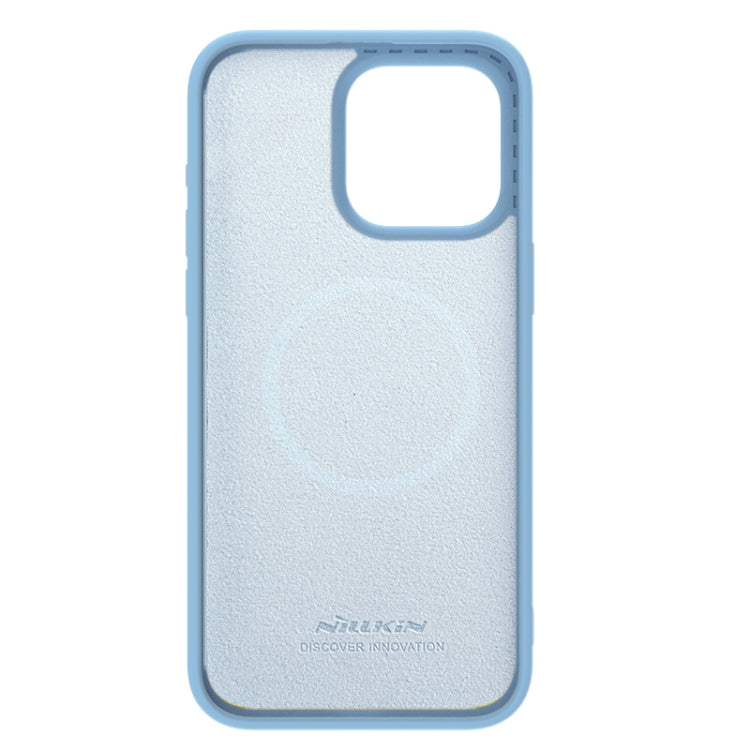 For iPhone 15 Pro Max NILLKIN CamShield MagSafe Liquid Silicone Phone Case(Sky Blue) - HoMEdemic™ 
