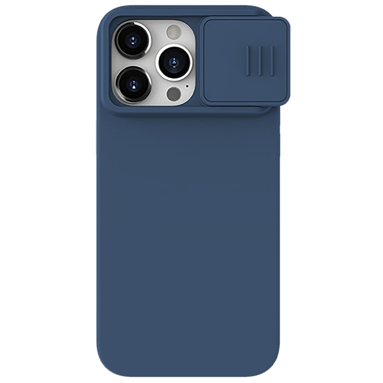 For iPhone 15 Pro Max NILLKIN CamShield Liquid Silicone Phone Case(Blue) - HoMEdemic™ 