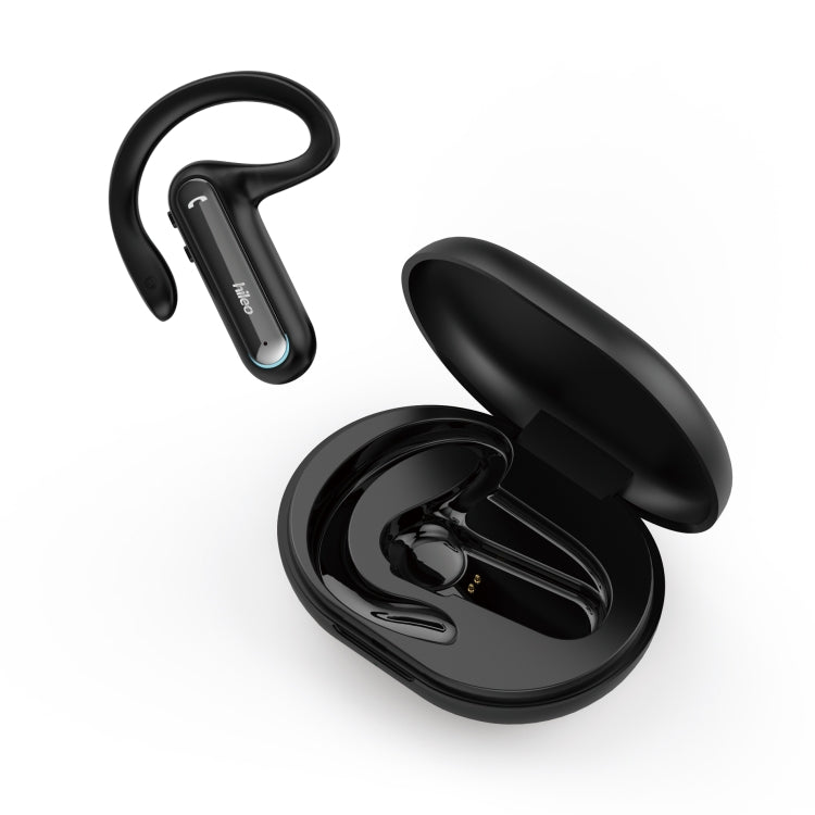Hileo Hi8 Wireless Single Ear Hook Handsfree Call Noise Reduction In-ear Earphone(Black) - HoMEdemic™ 
