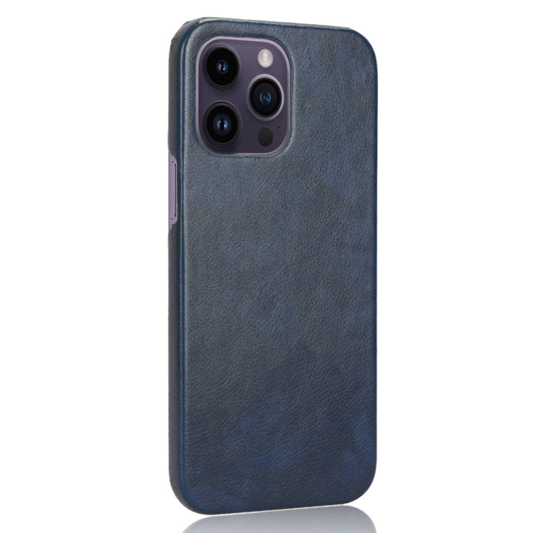 For iPhone 15 Pro Litchi Texture Back Cover Phone Case(Blue) - HoMEdemic™ 