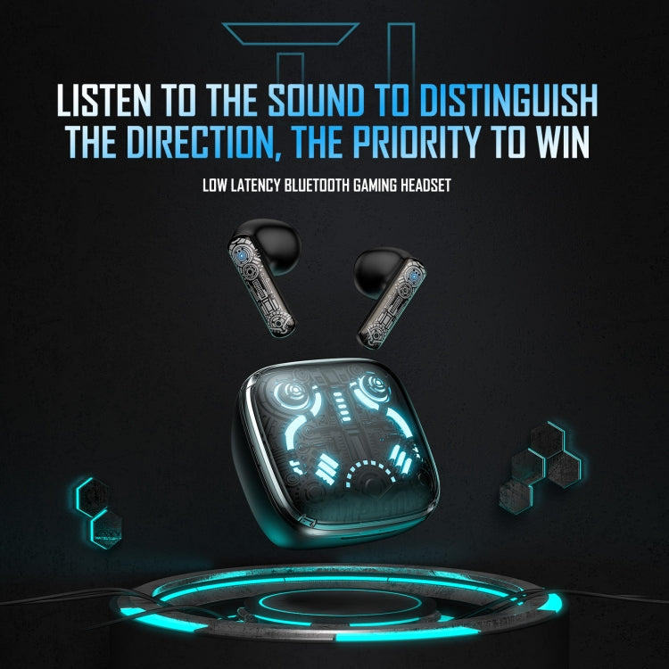 ONIKUMA T1 TWS Noise Reduction Bluetooth Gaming Earphones(Black) - HoMEdemic™ 