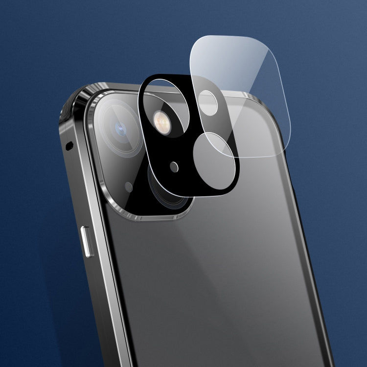 For iPhone 15 Pro Anti-peeping Magnetic Tempered Glass Phone Case(Blue) - HoMEdemic™ 