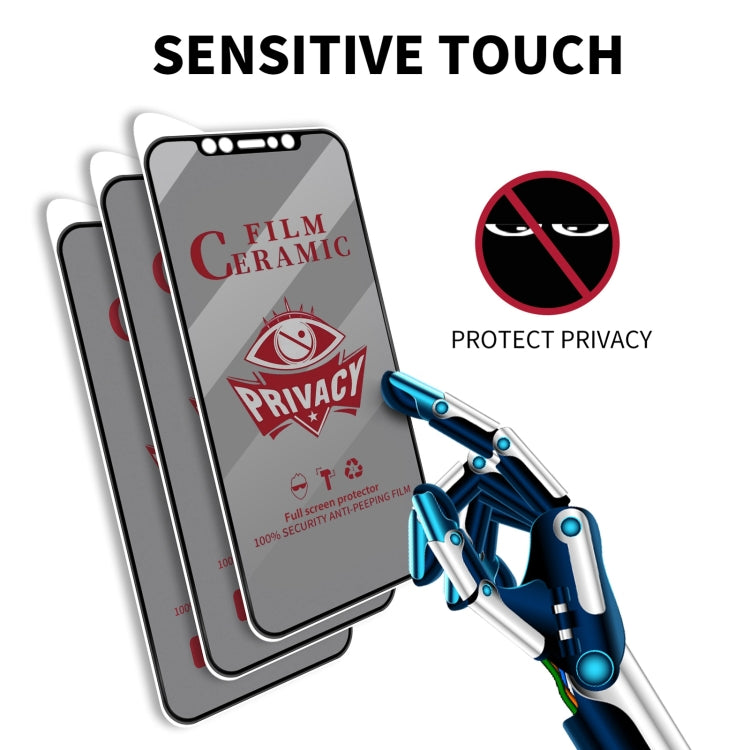 For iPhone 15 Pro Max 25pcs Full Coverage HD Privacy Ceramic Film - HoMEdemic™ 