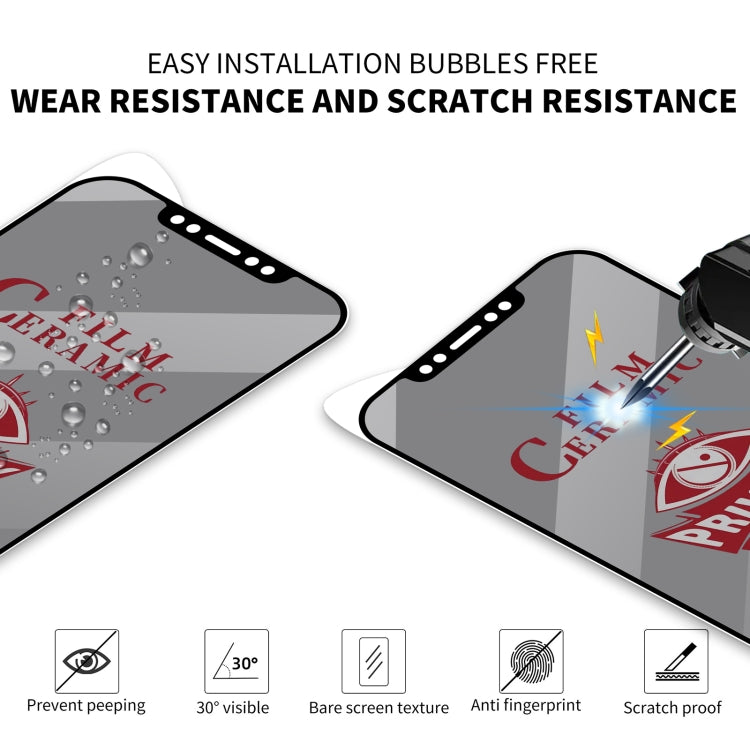 For iPhone 15 Pro Max 25pcs Full Coverage HD Privacy Ceramic Film - HoMEdemic™ 