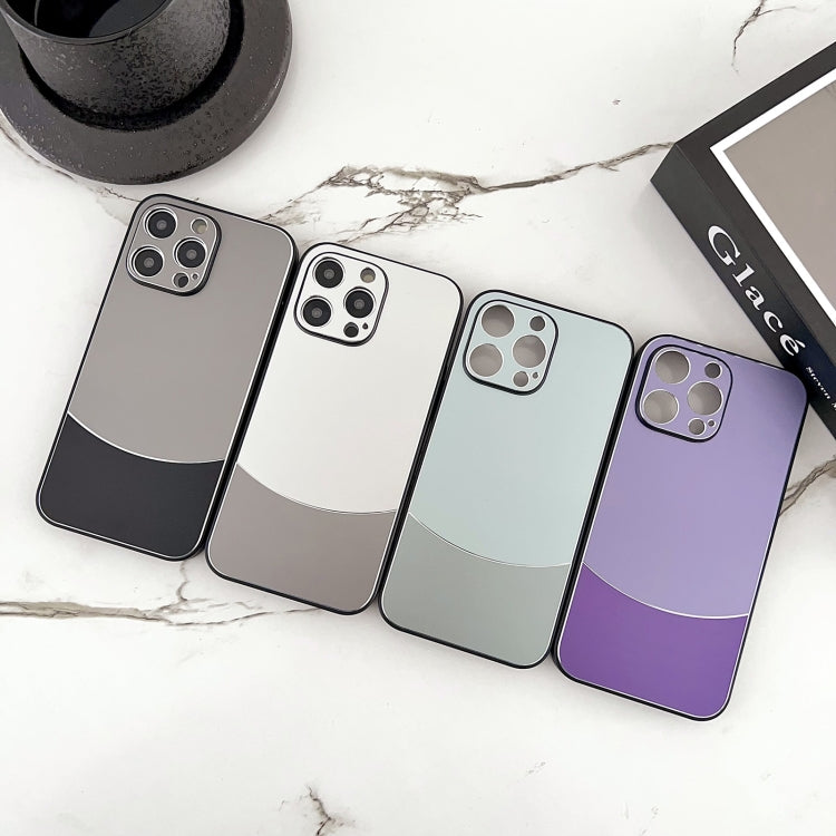 For iPhone 15 Pro Shockproof Frosted PC Silicone Frame Phone Case(Purple) - HoMEdemic™ 