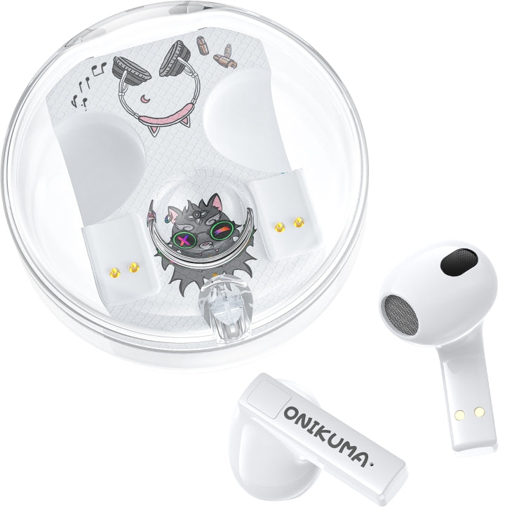 ONIKUMA T301 Transparent Cartoon Wireless Bluetooth Earphone(White) - HoMEdemic™ 