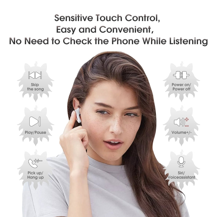 ONIKUMA T301 Transparent Cartoon Wireless Bluetooth Earphone(White) - HoMEdemic™ 