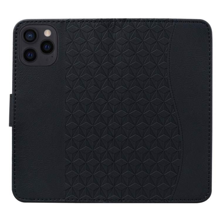 For iPhone 15 Pro Business Diamond Buckle Leather Phone Case with Lanyard(Black) - HoMEdemic™ 