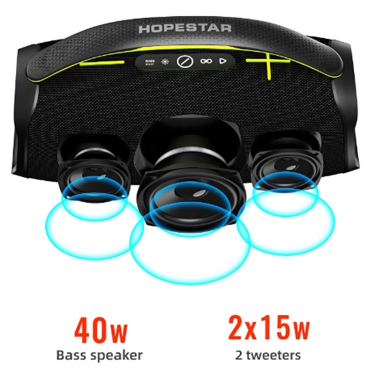 HOPESTAR A40 80W Outdoor Portable Wireless Bluetooth Speaker(Green) - HoMEdemic™ 