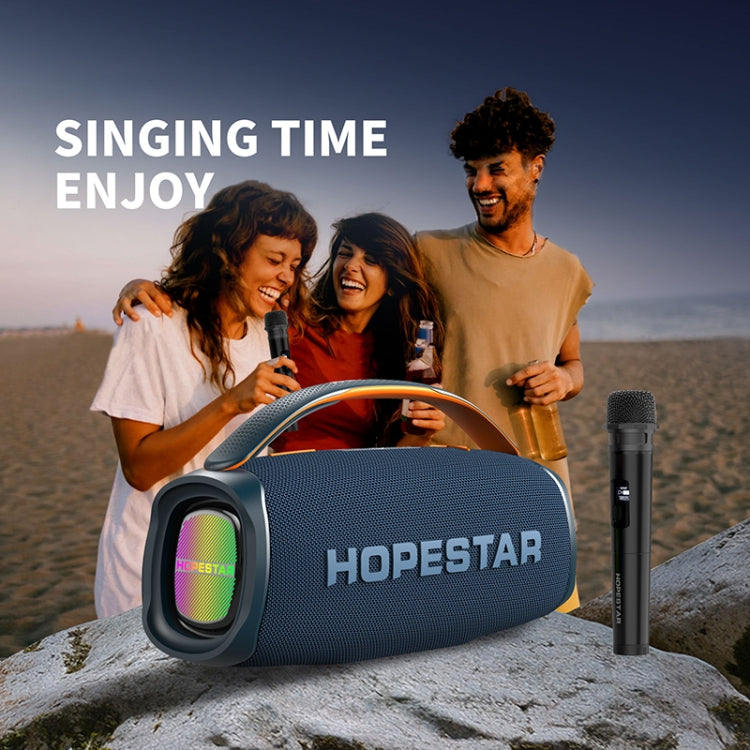 HOPESTAR A40 80W Outdoor Portable Wireless Bluetooth Speaker(Blue) - HoMEdemic™ 
