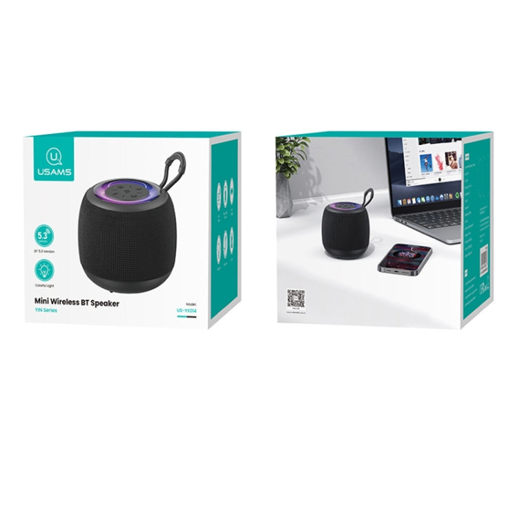 USAMS US-YX014 Yinya Series Mini Wireless Bluetooth Speaker(Black) - HoMEdemic™ 