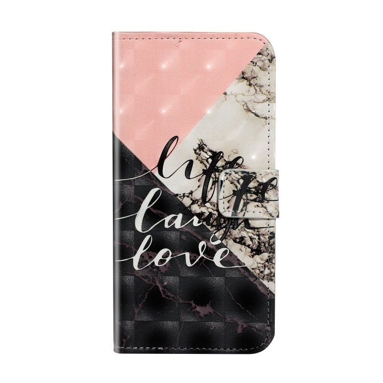 For iPhone 15 Pro Oil Embossed 3D Drawing Leather Phone Case(Stitching Marble) - HoMEdemic™ 