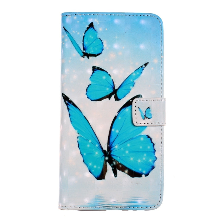 For iPhone 15 Pro Oil Embossed 3D Drawing Leather Phone Case(3 Butterflies) - HoMEdemic™ 