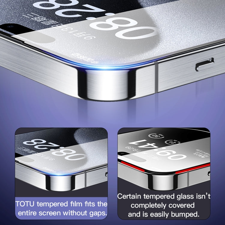 For iPhone 15 Plus TOTU AB-057 CSG High Aluminum Glass 2.5D Full-coverage HD Tempered Glass Film - HoMEdemic™ 