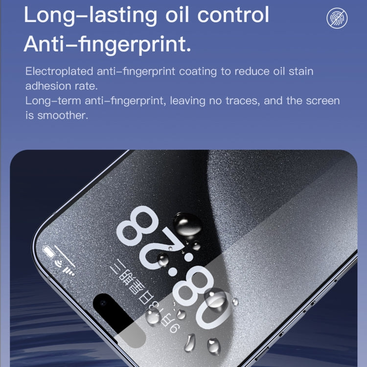 For iPhone 15 Plus TOTU AB-057 CSG High Aluminum Glass 2.5D Full-coverage HD Tempered Glass Film - HoMEdemic™ 