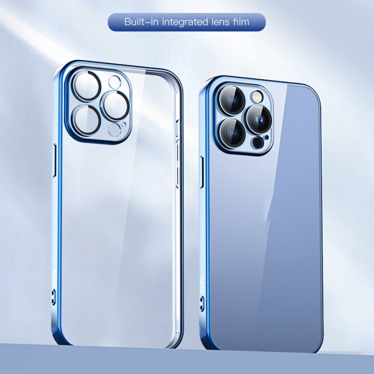 For iPhone 15 TOTUDESIGN PC-2 Series Electroplating TPU Phone Case(Light Green) - HoMEdemic™ 