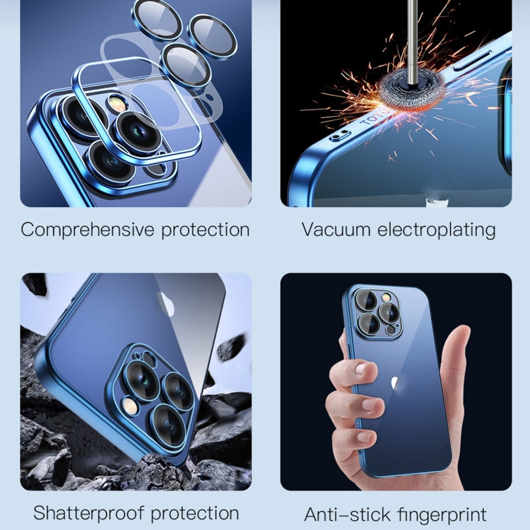 For iPhone 15 Pro TOTUDESIGN PC-2 Series Electroplating TPU Phone Case(Gray) - HoMEdemic™ 