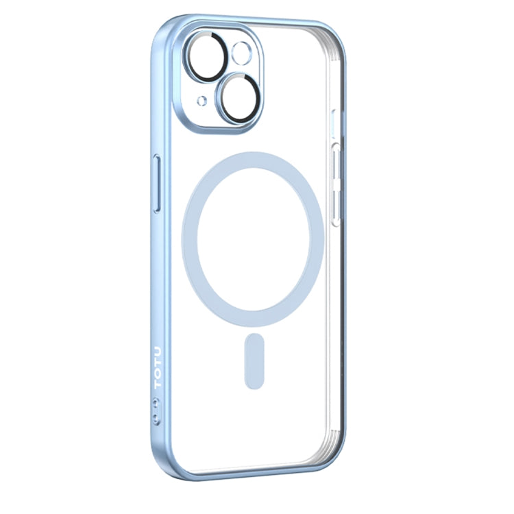 For iPhone 15 TOTUDESIGN PC-3 Series MagSafe Electroplating TPU Phone Case(Blue) - HoMEdemic™ 