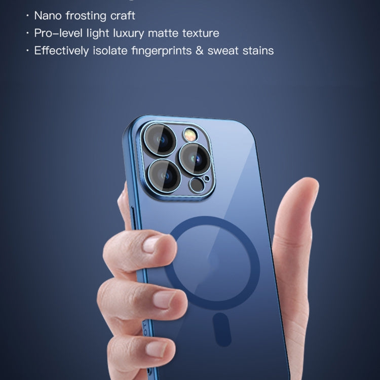 For iPhone 15 TOTUDESIGN PC-3 Series MagSafe Electroplating TPU Phone Case(Blue) - HoMEdemic™ 