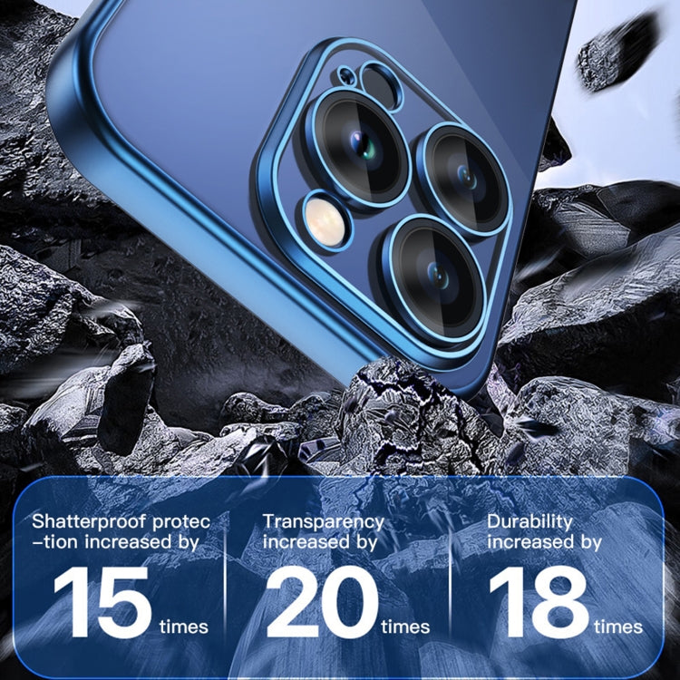 For iPhone 15 TOTUDESIGN PC-3 Series MagSafe Electroplating TPU Phone Case(Blue) - HoMEdemic™ 