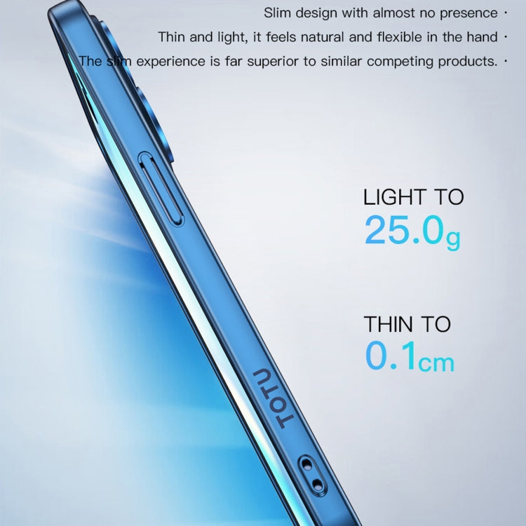 For iPhone 15 TOTUDESIGN PC-3 Series MagSafe Electroplating TPU Phone Case(Blue) - HoMEdemic™ 