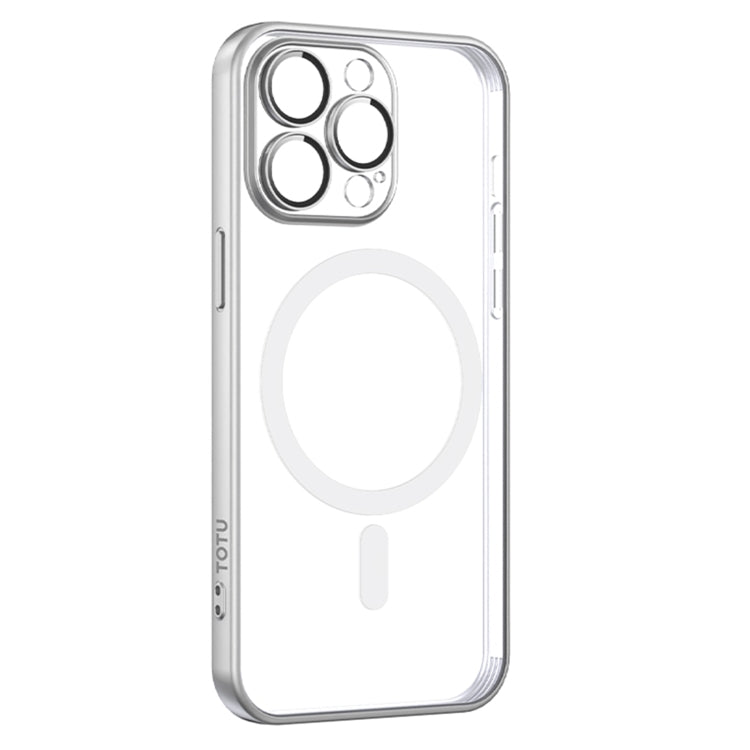 For iPhone 15 Pro Max TOTUDESIGN PC-3 Series MagSafe Electroplating TPU Phone Case(Silver) - HoMEdemic™ 